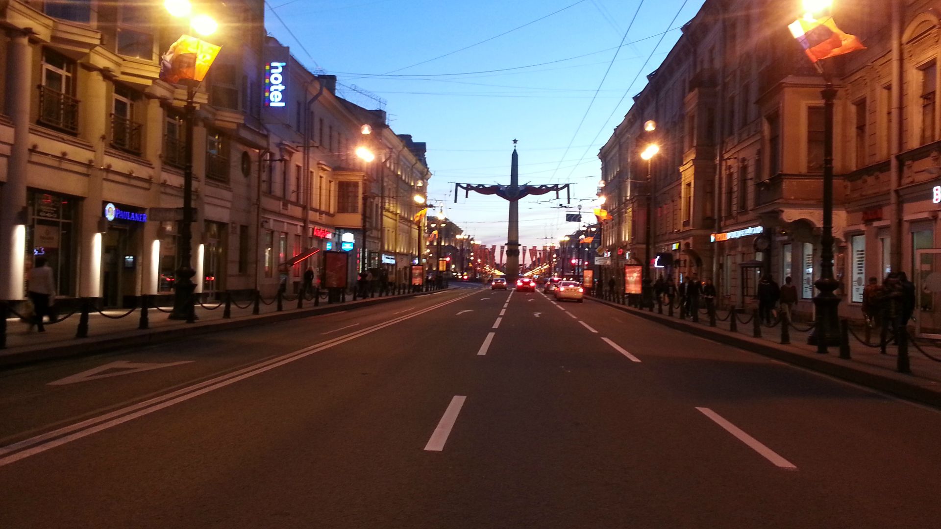 A typical St. Petersburg street